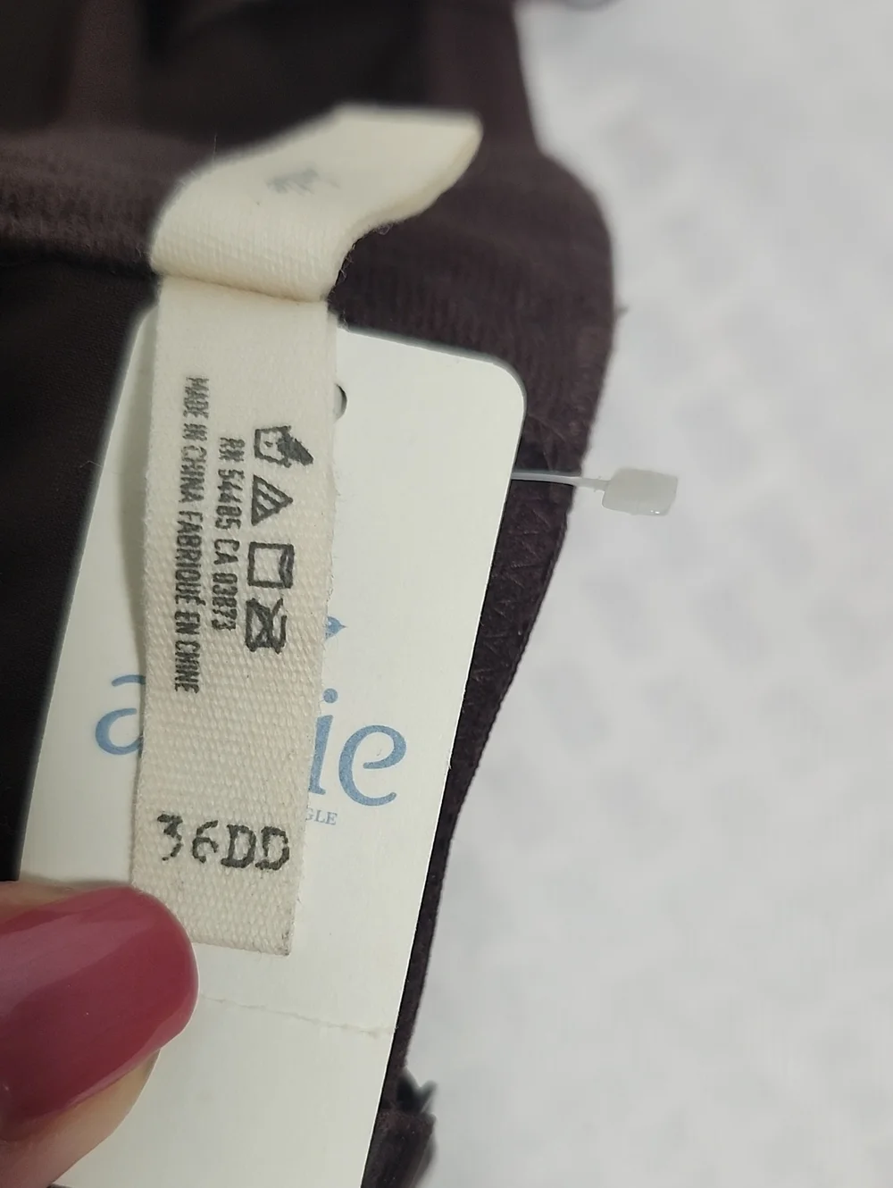 NWT Aerie Burgundy Lightly Padded Bra Size 36DD NEW